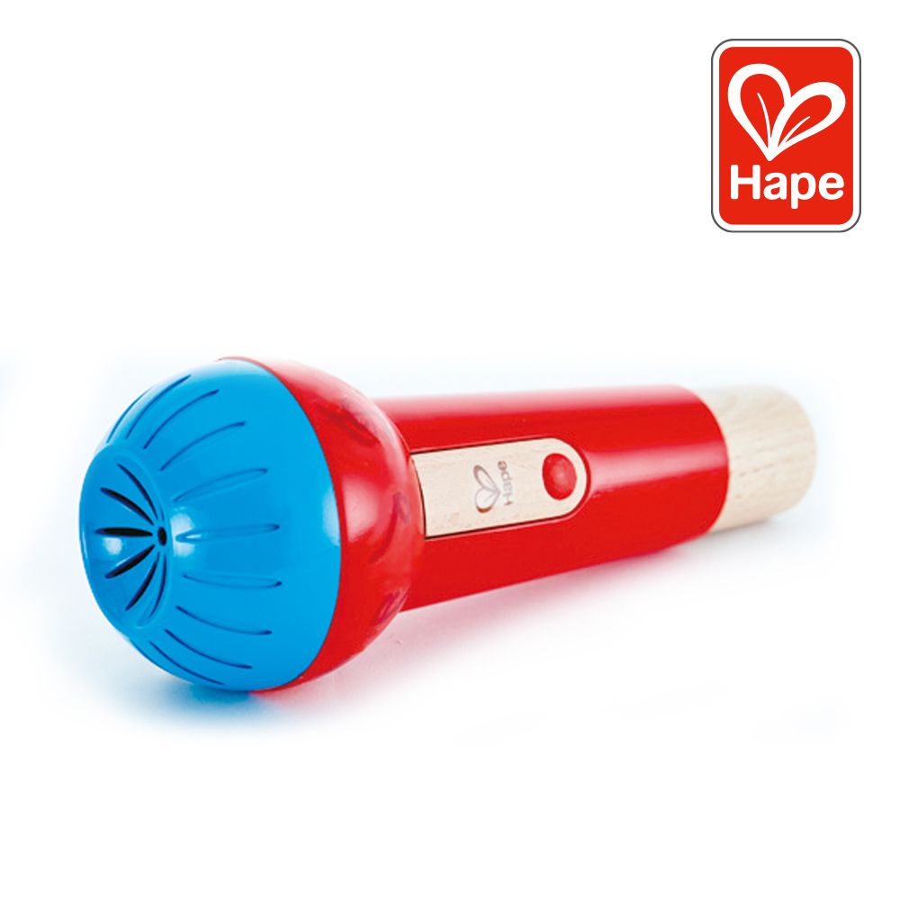 Hape 德國Hape 回聲麥克風(物理回音/免電池/彌月禮/木製玩具/木頭玩具)