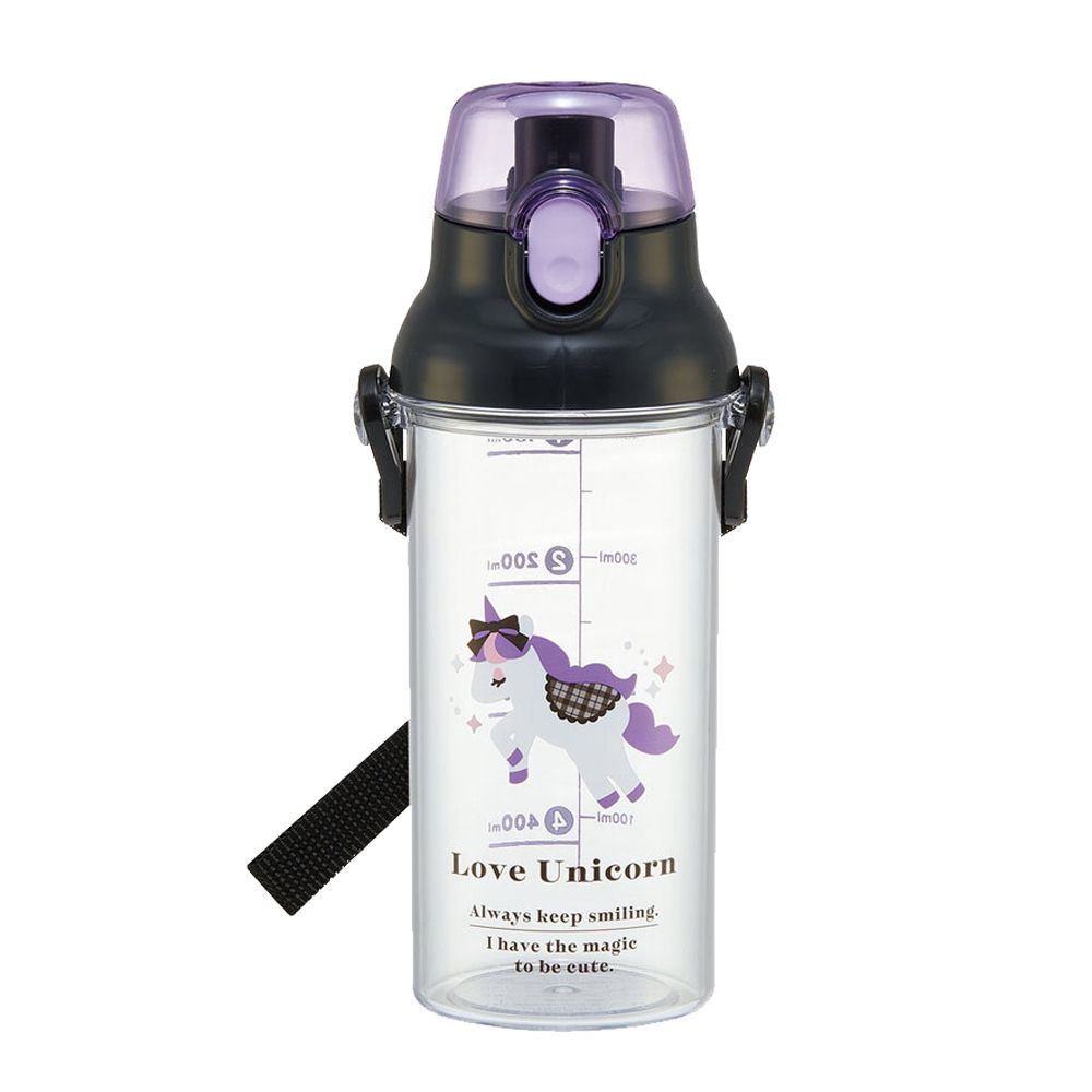 SKATER 透明定量飲水壺 (480ml)