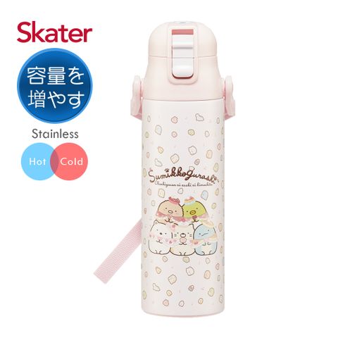 Skater不鏽鋼直飲(580ml)保溫水壺-角落小夥伴