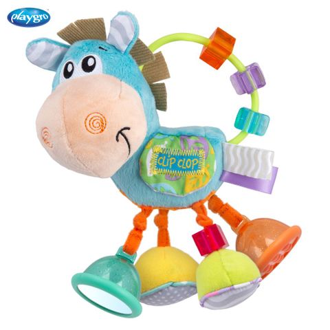 【Playgro 培高】踢踏小馬搖鈴