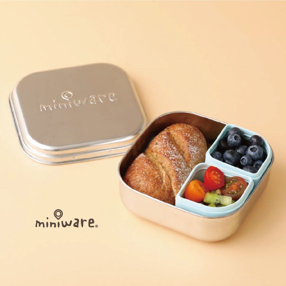 miniware   多功能不鏽鋼304成長便當盒組GROW BENTO