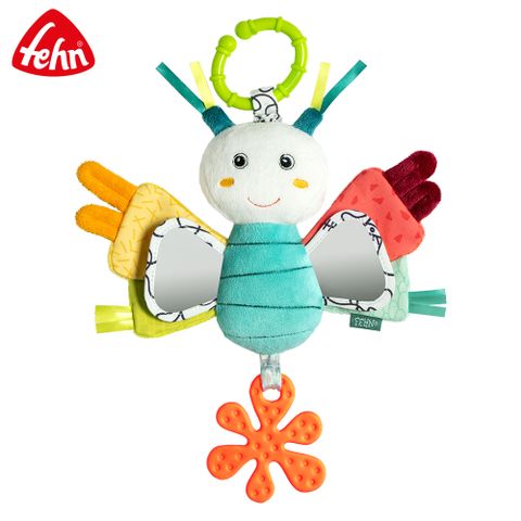 baby FEHN 芬恩 【Fehn 】彩虹樂園蝴蝶吊掛式布偶玩具