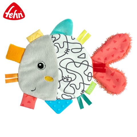 【Fehn 芬恩】彩虹樂園小魚沙沙安撫布偶