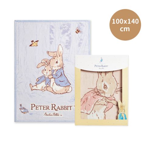 【奇哥】比得兔 幼兒輕量棉柔毛毯禮盒 100x140cm (寶寶新生兒禮 滿月禮 彌月禮 嬰兒禮盒 寶寶毯 嬰兒毯)