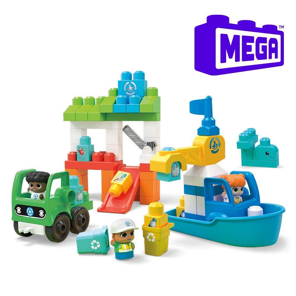 Mega 美高 【奇哥】 BLOKS 費雪 海洋環境維護積木組