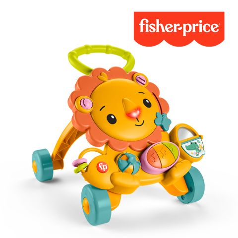 Fisher-Price 費雪牌 【奇哥】 費雪 兩用獅子聲光踏步車-橘色