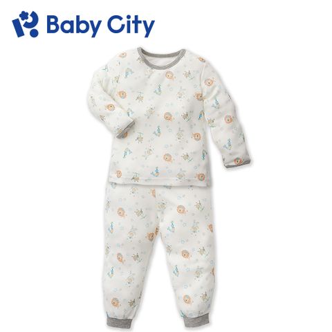 BabyCity 娃娃城 【Baby City 】天絲長袖套裝/藍色馬戲團(110-140cm)