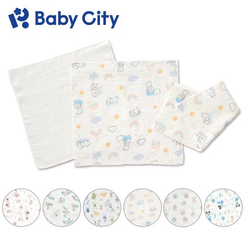 BabyCity 娃娃城 【Baby City 】迪士尼紗布多功能小方巾三入(6款)