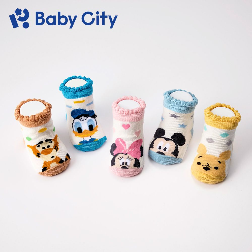 BabyCity 娃娃城 【Baby City 】迪士尼造型嬰兒襪(5款任選/一雙入)