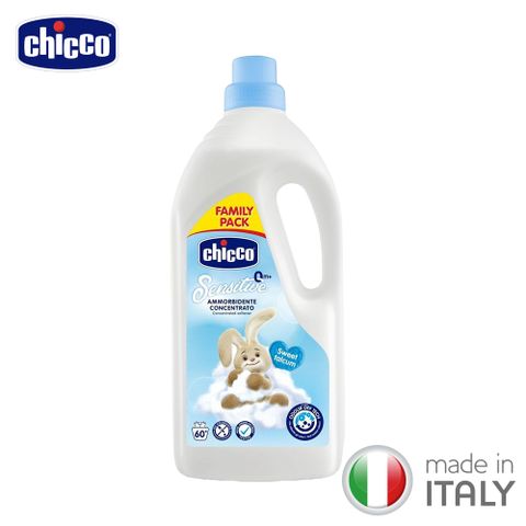 chicco 超濃縮嬰兒衣物柔軟精-甜蜜爽身1500ml