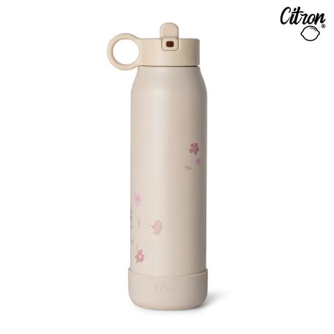 【Citron】三層保溫瓶_350ml_典雅花卉