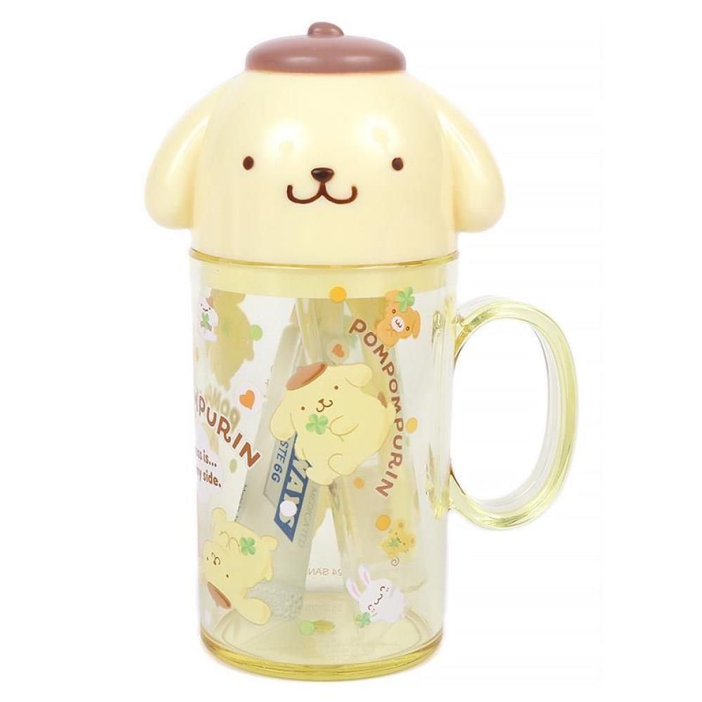  日本 布丁狗 PomPomPurin 兒童旅行用 牙刷漱口杯組(3911)