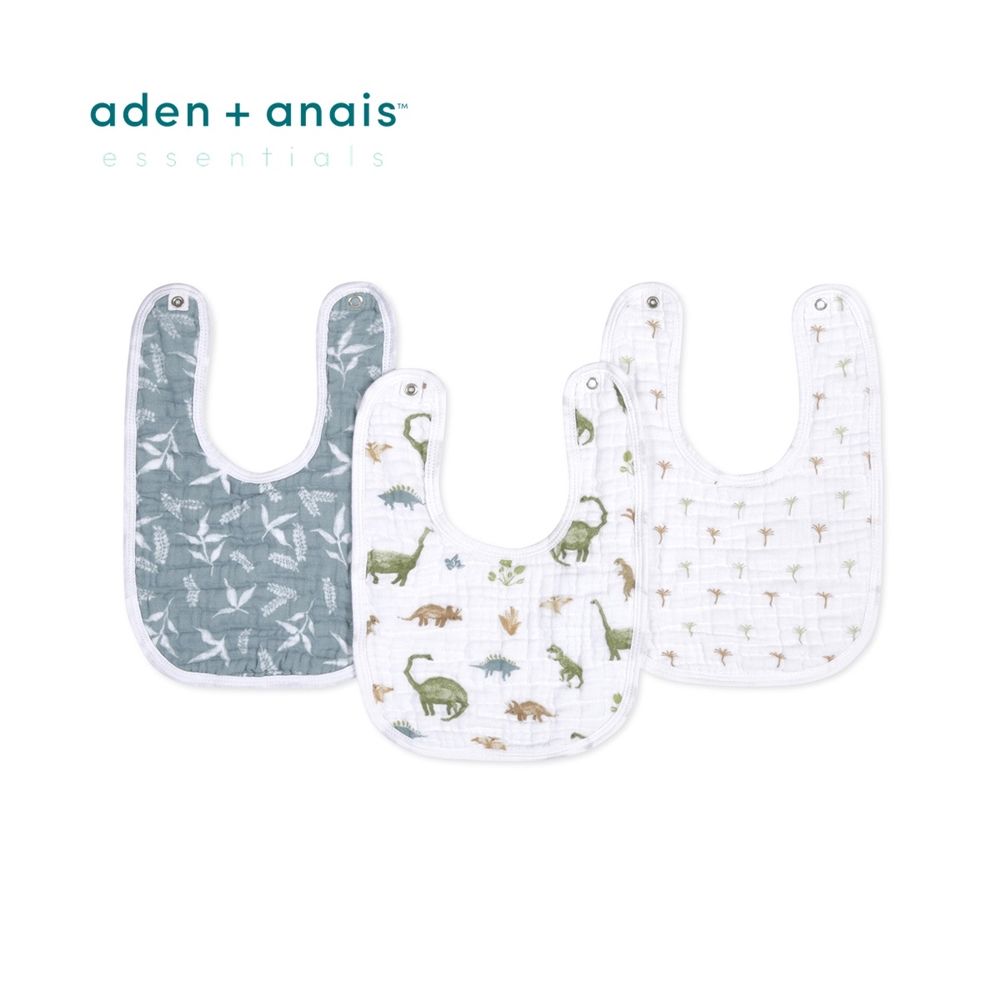 Aden & Anais 經典圍兜3入(3款)