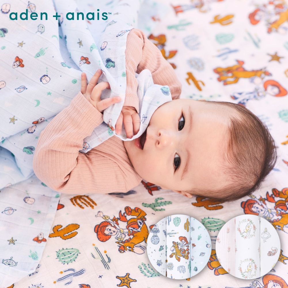 Aden & Anais 迪士尼經典多功能包巾3入(2款)