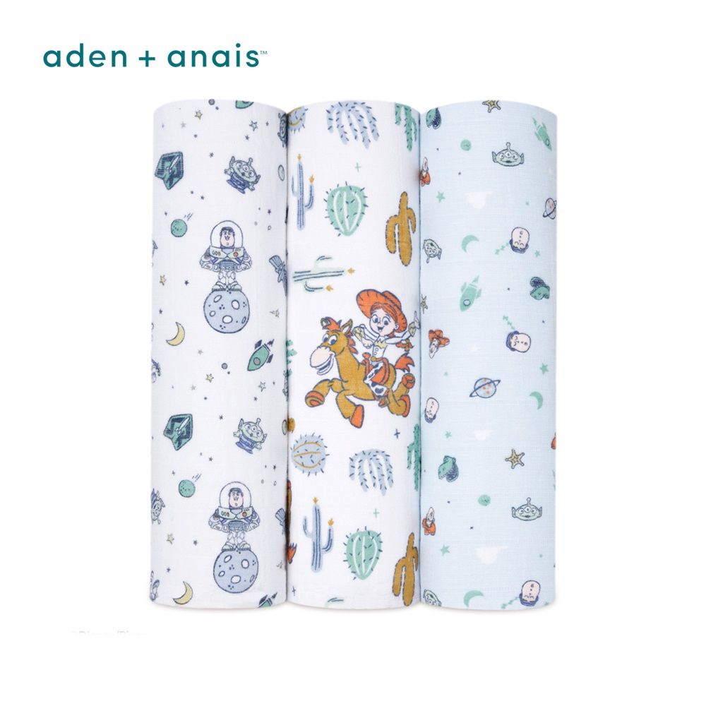 Aden & Anais 迪士尼經典多功能包巾3入(2款)