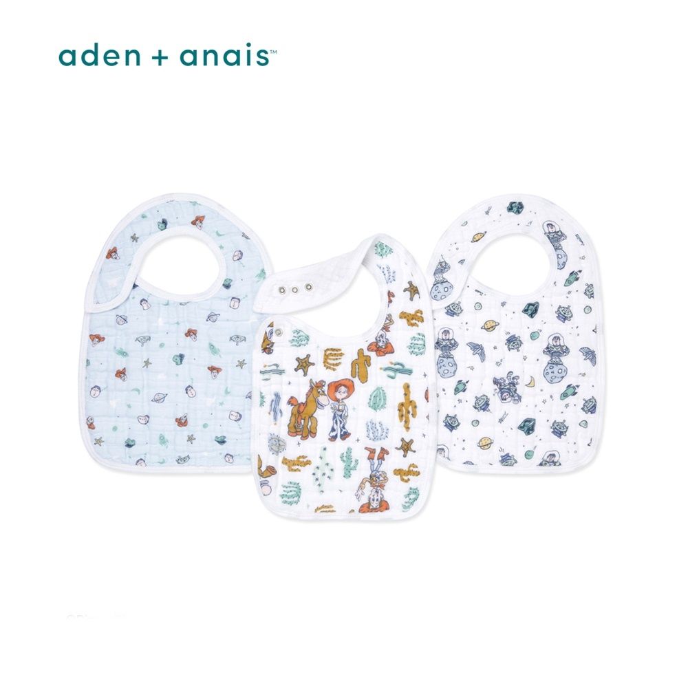 Aden & Anais 迪士尼經典圍兜3入(2款)