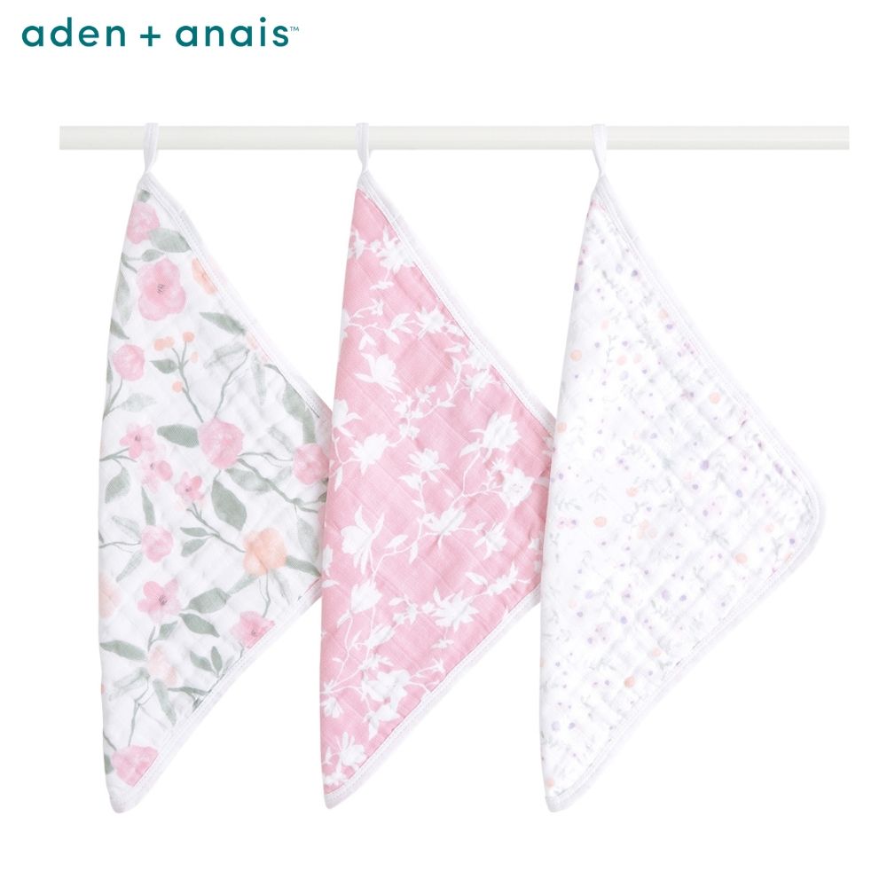 Aden & Anais 經典方巾3入(2款)