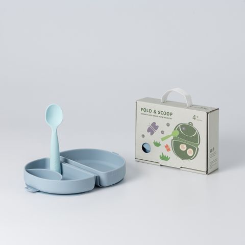 【miniware】Fold&Scoop 合掌包+湯匙輕鬆外出組