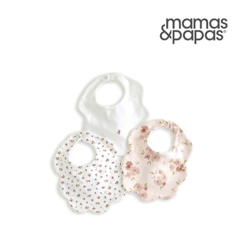 Mamas&Papas 花雨花香-圍兜兜3件組