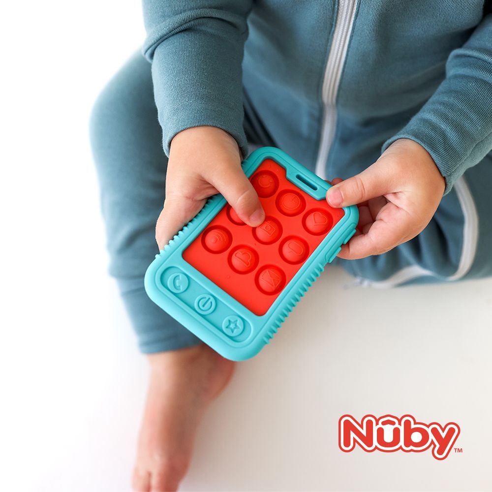 Nuby 按壓咬咬手機固齒器