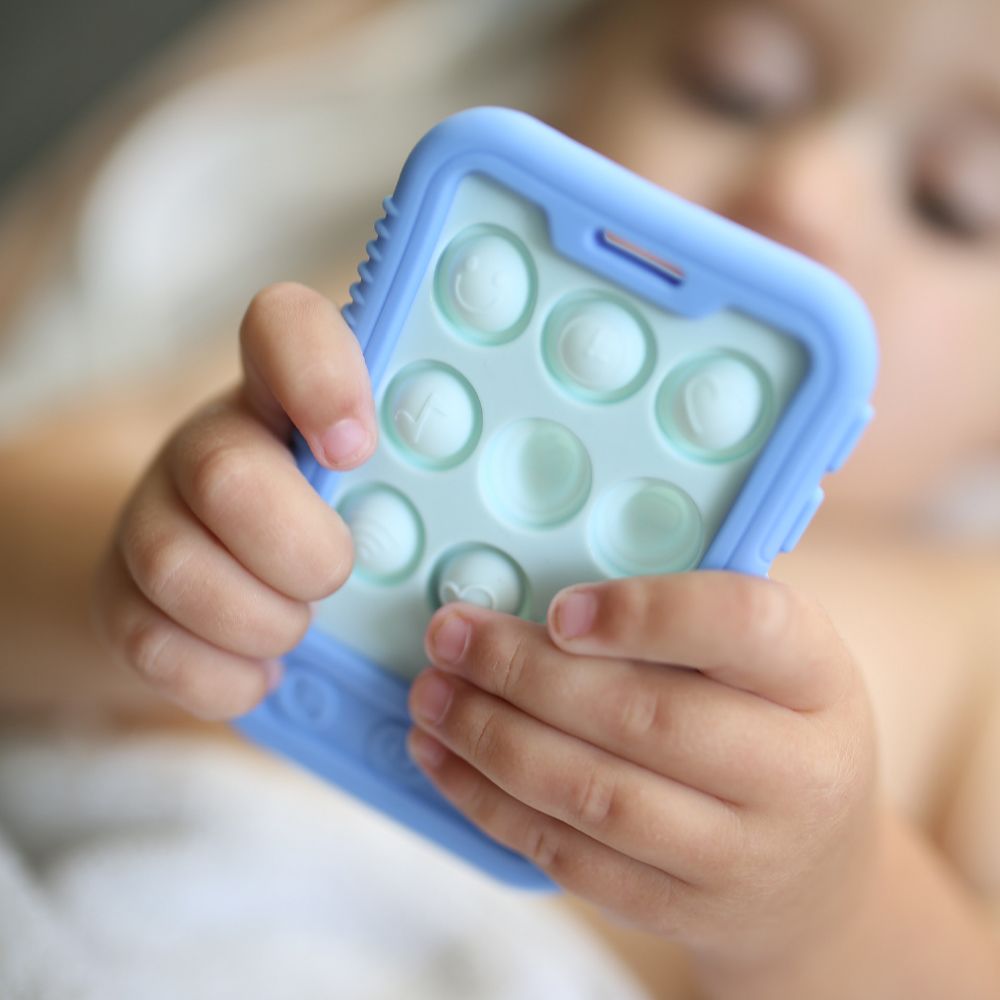 Nuby 按壓咬咬手機固齒器