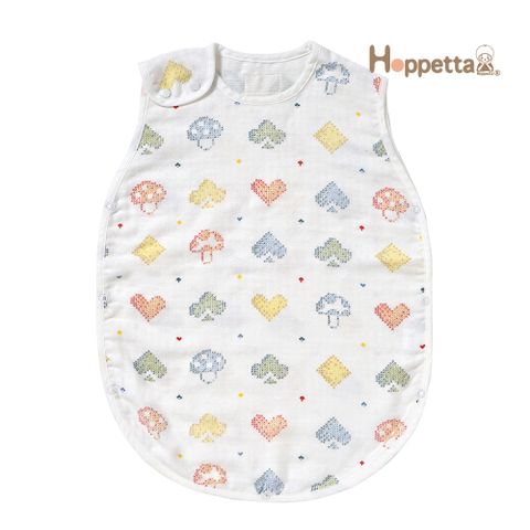 Hoppetta 蘑菇森友會天絲三層紗防踢背心 幼童