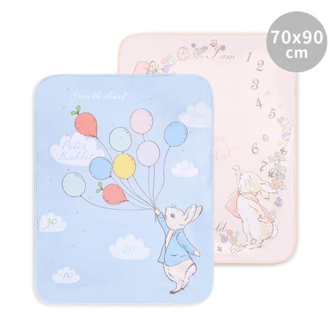 【奇哥】比得兔冬夏兩用尿墊毯 70x90cm(隔尿墊 保潔墊 尿布墊 防水墊 小被被 蓋毯)
