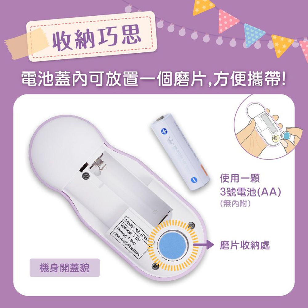 BabySmile 日本 新生嬰幼兒 S-901 電動磨甲機 (二段速模式 附磨片4款)