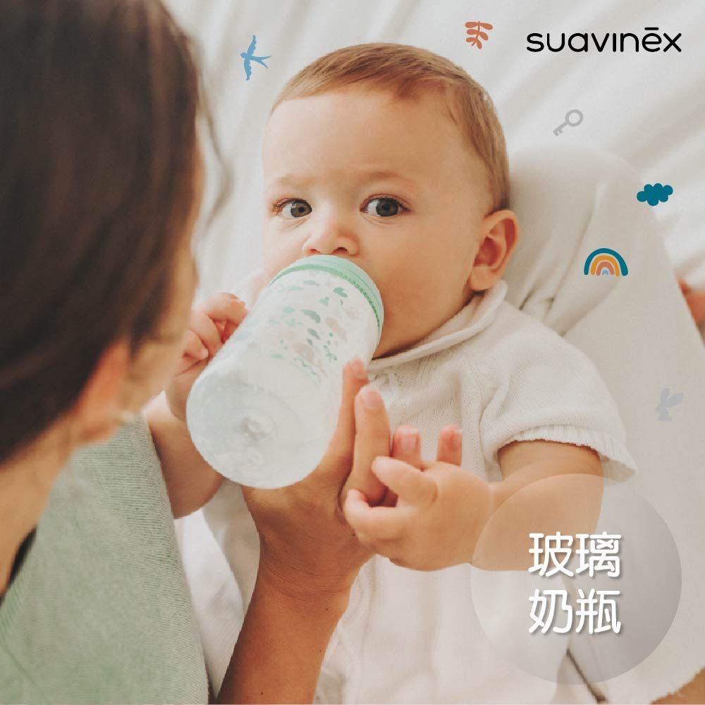 Suavinex 蘇維妮 新生兒適用玻璃寬口奶瓶