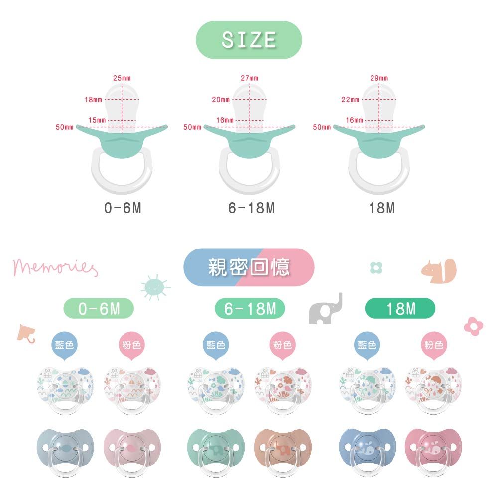 Suavinex 蘇維妮 拇指型 安撫奶嘴 2入裝