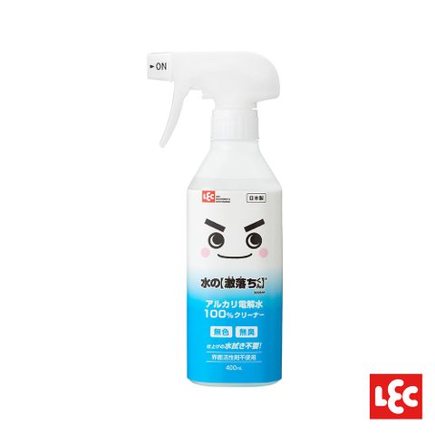 LEC 【激落君】鹼性電解水去污噴劑400ml(日本製)