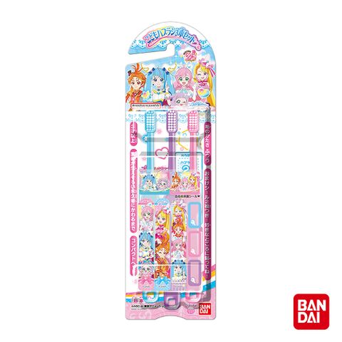 BANDAI 萬代 伸向天空光之美少女牙刷3入(3歲~)