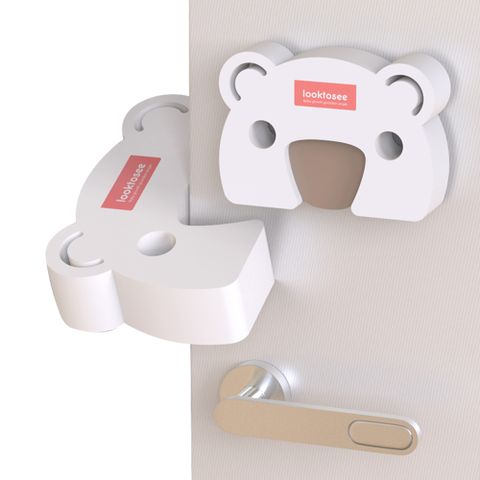 Mesenfants 【4入】looktosee門檔 兒童安全 防門夾 加厚可收納防門卡