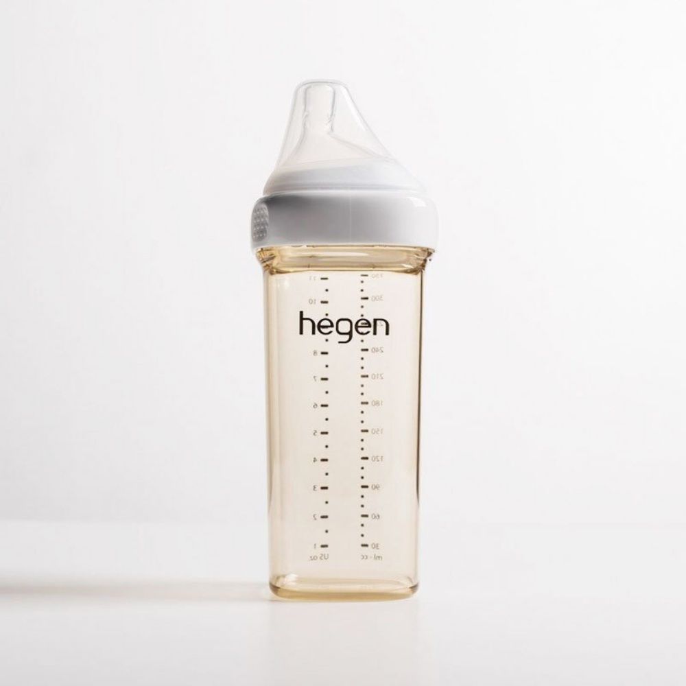  Hegen 金色奇蹟PPSU多功能方圓型寬口奶瓶 330ml