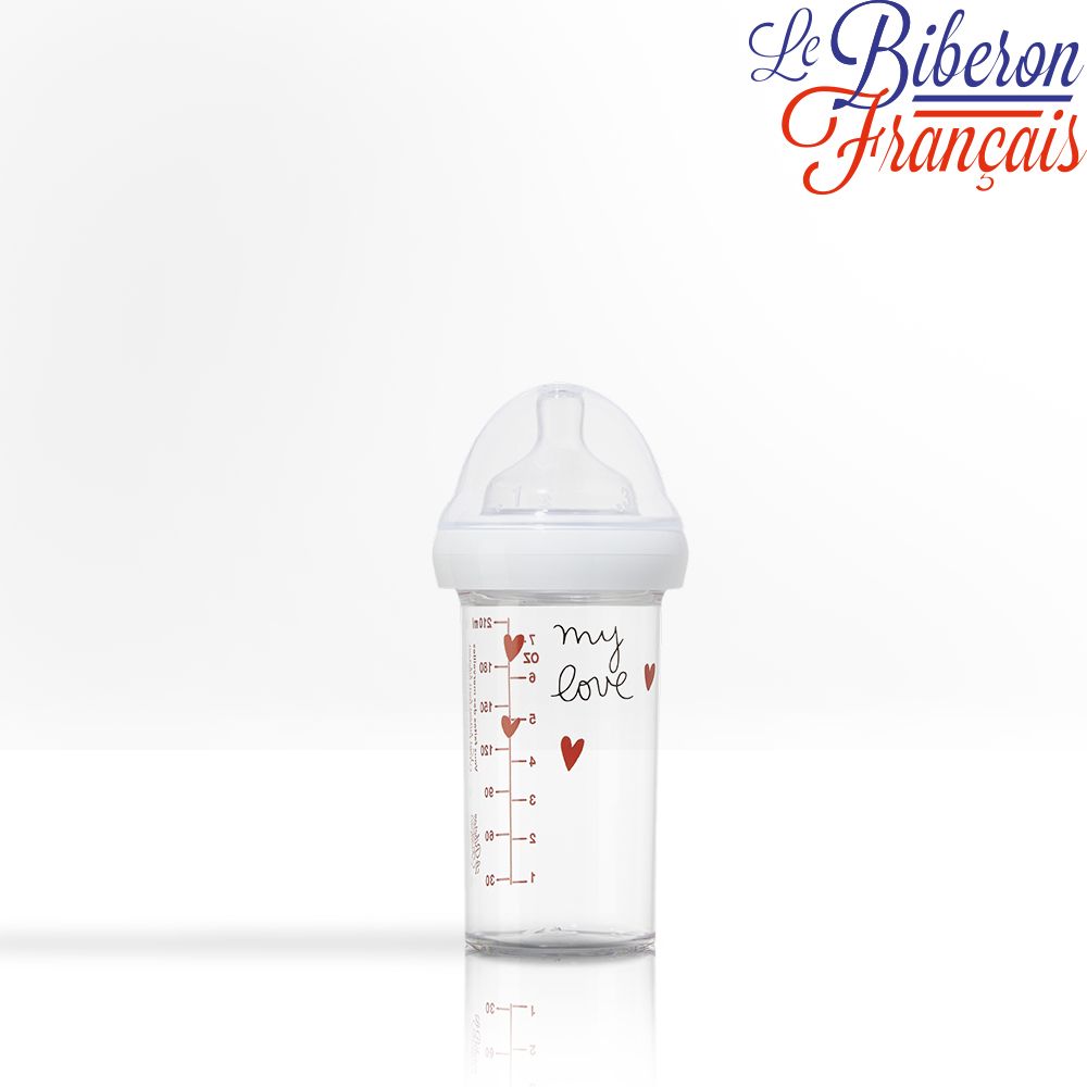 Le Biberon Francais 小法國奶瓶 210ml(寬口 防脹氣 Tritan材質)