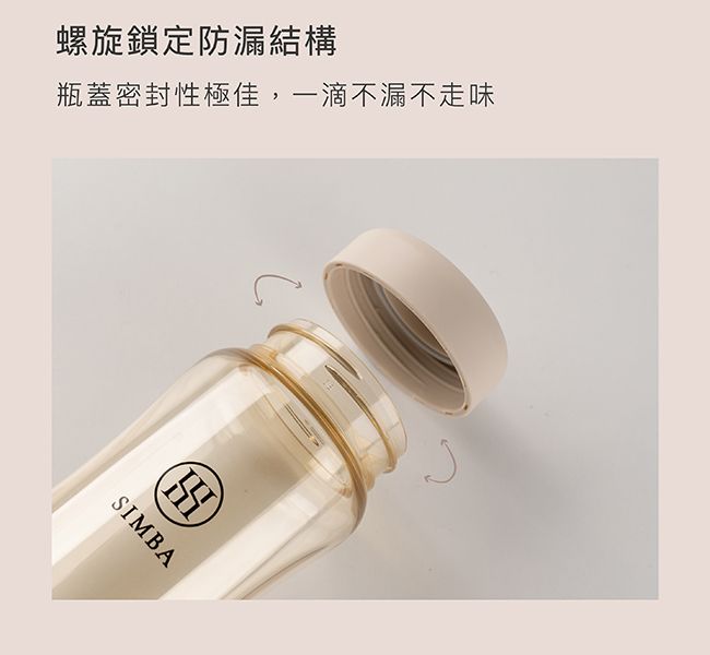 螺旋鎖定防漏結構瓶蓋密封性極佳,一滴不漏不走味ILTSIMBA