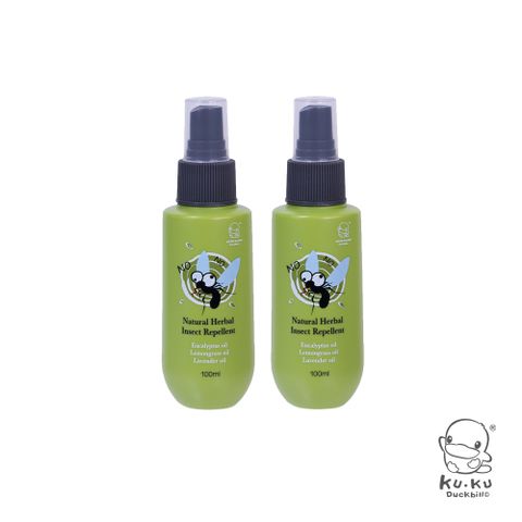 酷咕鴨精油防蚊噴霧100ml(二罐組)