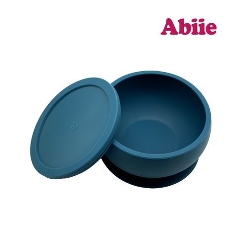 Abiie 食光碗-吸盤式矽膠餐碗(蝶豆花藍)
