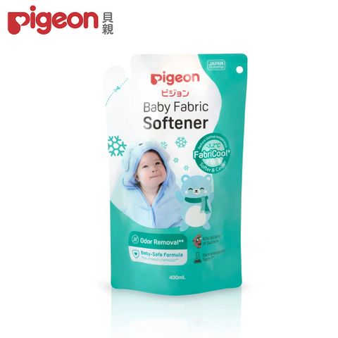 Pigeon 貝親 日本嬰兒衣物柔軟精補充包400ML