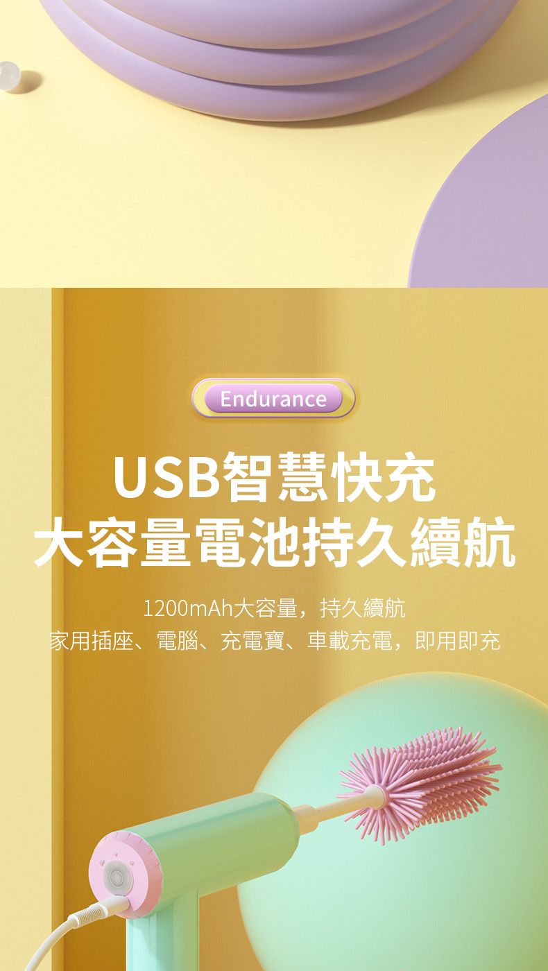 EnduranceUSB智慧快充大容量電池持久續航1200mAh大容量,持久續航家用插座、電腦、充電寶、車載充電,即用即充