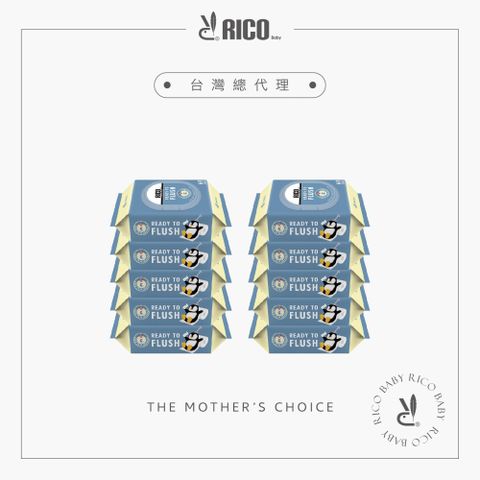 韓國RICO baby｜兒童可沖60抽 - 10入