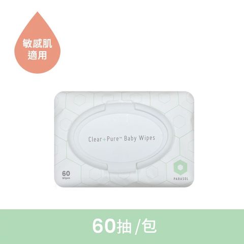 Parasol 美國 Clear+Pure 極厚天然肌護濕紙巾 60抽/包