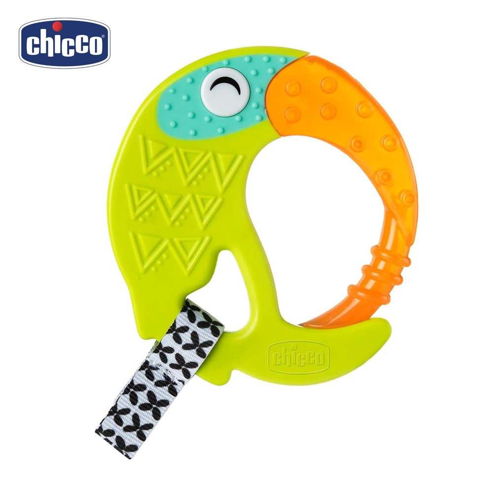 chicco 大嘴鳥冰凍搖鈴固齒玩具