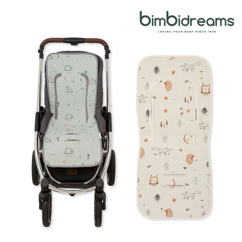 奇哥 【bimbidreams】透氣推車坐墊 83x35cm(透氣坐墊 嬰兒坐墊 寶寶坐墊 西班牙製)