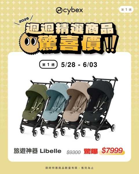 【Libelle 限時特價】德國 Cybex Libelle 輕巧登機嬰兒推車
