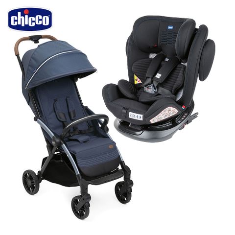 chicco Unico Plus 0123 Isofix安全汽座Air版+Goody XPlus魔術瞬收手推車