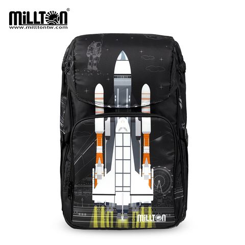 【Millton】澳洲軍規護脊書包 24L-飛天火箭Space Shuttle