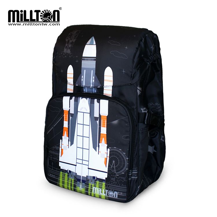  【Millton】澳洲軍規護脊書包 24L-飛天火箭Space Shuttle