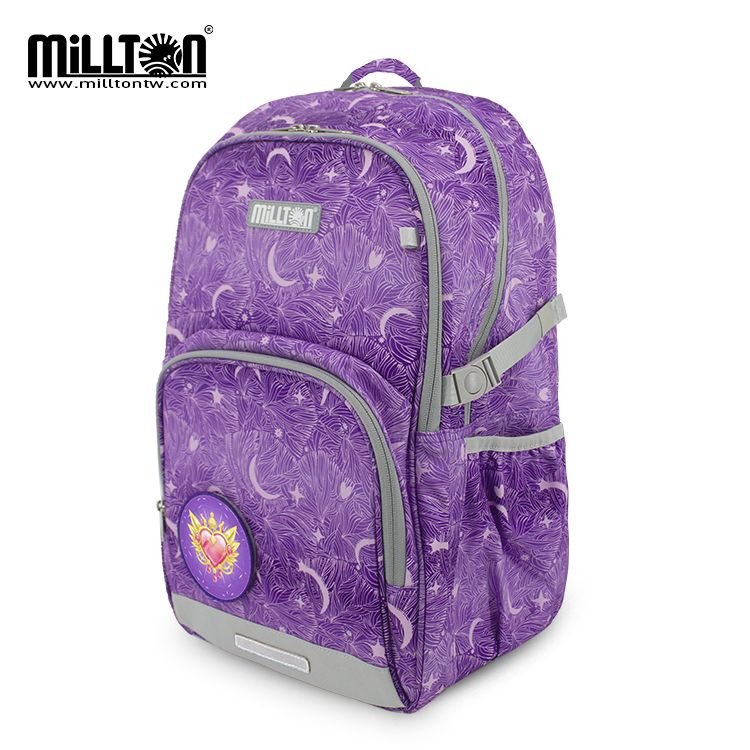  【Millton】澳洲軍規護脊書包 30L-紫夜星月Purple Night