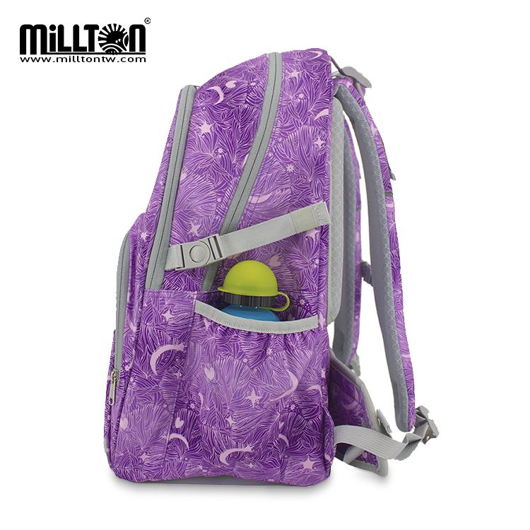  【Millton】澳洲軍規護脊書包 30L-紫夜星月Purple Night